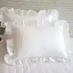 Princess Pillowcases with Ruffles | Comfortable Solid Color Pillow Covers for Adults & Kids – Multiple Sizes - Image 6