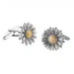 Clover Camera & Coffee Cup Cufflinks – French Shirt Brass Men’s Wedding Accessories - Image 18