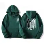 Anime Attack on Titan Hoodie for Men – Casual Hip Hop Pullover Sweatshirt, Spring Autumn Fleece Sportswear - Image 8