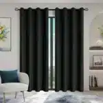100% Blackout Curtain with Grommets for Bedroom and Living Room Solid Privacy Window Drapes - Image 7