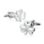 Clover Camera & Coffee Cup Cufflinks – French Shirt Brass Men’s Wedding Accessories - Image 22
