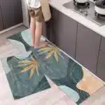 Non Slip Kitchen Floor Mat Long Crystal Velvet Absorbent Rug for Kitchen Living Room and Entrance - Image 19