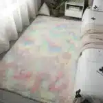 Pink Bedroom Carpet for Children’s Room | Soft, Fluffy Kids Bedside Rug for Living Room & Decor - Image 10