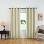 100% Blackout Curtain with Grommets for Bedroom and Living Room Solid Privacy Window Drapes - Image 12