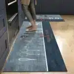 Non Slip Kitchen Floor Mat Long Crystal Velvet Absorbent Rug for Kitchen Living Room and Entrance - Image 17