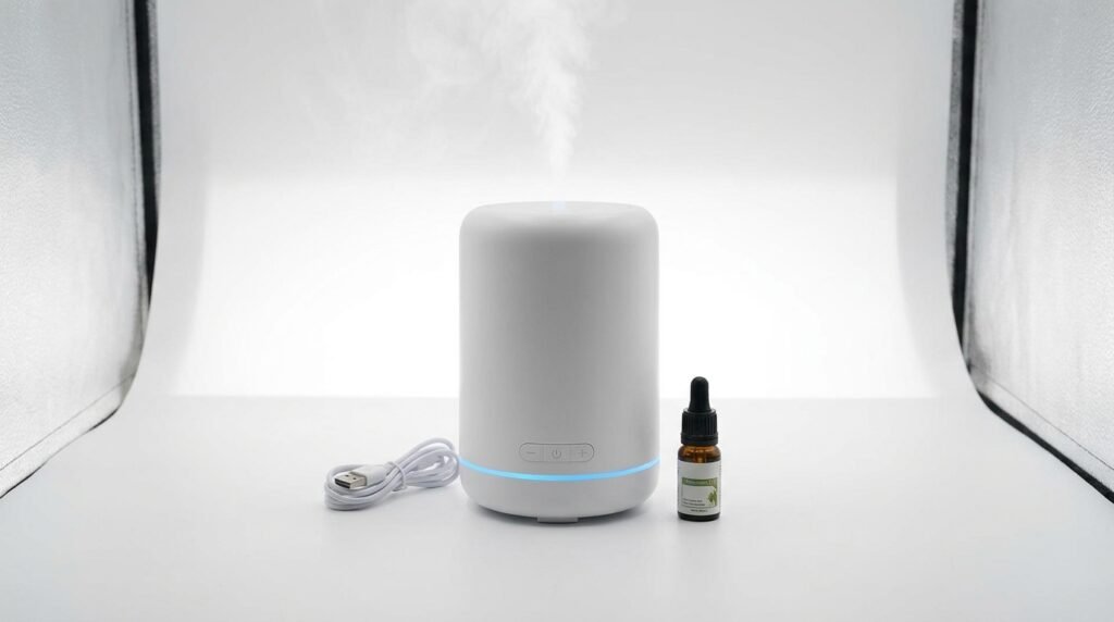 1l large capacity rechargeable air humidifier 2000mah battery aroma essential oil diffuser usb mist maker led light for home review
