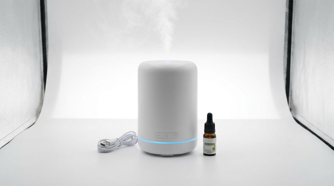 1l large capacity rechargeable air humidifier 2000mah battery aroma essential oil diffuser usb mist maker led light for home review