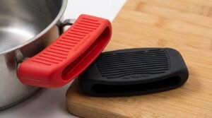 1pair of silicone handles anti scalding non slip silicone pot handle cover heat insulation handle cover kitchen accessories review