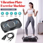 Vibration Plate Exercise Machine Bluetooth-Compatible - Adjustable Speed Full Body Shaker Platform for Weight Loss & Body Shaping