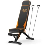 Adjustable Weight Bench with Resistance Bands - Folding Weight Bench for Full Body Home Workout, Quick Fold & Versatile - Image 7