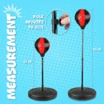 Kids Punching Bag Boxing Set with Gloves & Standing Base - Boxing Equipment for Boys & Girls Ages 3-8 - Image 4
