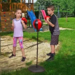 Kids Punching Bag Boxing Set with Gloves & Standing Base - Boxing Equipment for Boys & Girls Ages 3-8 - Image 5