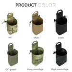 Molle Dump Pouch Mini Folding - Waist Tool Sundries Bag Magazine Utility Pouch for Belt, Vest & Backpack - Image 6