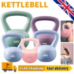 Soft Weight Kettlebell Set 4KG 6KG 8KG 10KG 12KG - Neoprene Coated Kettlebells for Home Fitness, Weight Lifting & Strength Training