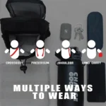 Magnetic Gym Bag Large Capacity with Phone Pocket - Portable Water Bottle Pouch & Gym Accessories Organizer - Image 4