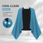 Cooling Hoodie Towel with UV Sun Protection - Absorbent Quick-Dry Neck & Face Wrap for Sport & Hot Weather - Image 13