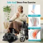 Under-Desk Elliptical Machine Portable - Seated Pedal Exerciser with 15 Speeds & Remote Control for Home Use - Image 6