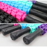 9-Wheel Full Body Muscle Massager Roller Stick - Acupressure Trigger Point Recovery Tool for Deep Muscle Relaxation - Image 4