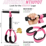 Pedal Resistance Band with Foot Pull Rope - Multifunctional Elastic Trainer for Home Gym Leg, Abdominal & Arms Workout - Image 2