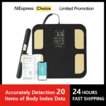Smart Bioimpedance Body Composition Scale - Digital Body Fat Weight Scale with BMI, Muscle & Bone Mass Tracking
