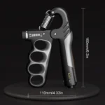 Hand Grip Strengthener 5-100kg Adjustable Resistance - Anti-Slip Ergonomic Wrist Expander with Counter for Forearm Training - Image 14