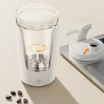 USB Charging Shaker Cup 450ml - Portable Protein Shaker & Meal Replacement Mixing Bottle for Gym - Image 3
