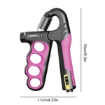 Hand Grip Strengthener 5-100kg Adjustable Resistance - Anti-Slip Ergonomic Wrist Expander with Counter for Forearm Training - Image 10