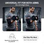 Elbow Compression Sleeve Tennis Elbow Brace - Breathable Support for Tendonitis Pain Relief, Non-Slip - Image 5