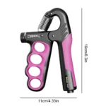 Hand Grip Strengthener 5-100kg Adjustable Resistance - Anti-Slip Ergonomic Wrist Expander with Counter for Forearm Training - Image 9