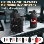 Large Capacity Magnetic Gym Bag with Water Bottle Holder & Phone Pocket - Portable Fitness Bag for Men & Women - Image 3