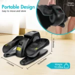 Under-Desk Elliptical Machine Portable - Seated Pedal Exerciser with 15 Speeds & Remote Control for Home Use - Image 3