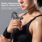 Hand Grip Strengthener 5-100kg Adjustable Resistance - Anti-Slip Ergonomic Wrist Expander with Counter for Forearm Training - Image 4