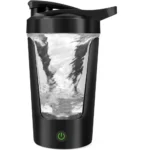 USB Charging Shaker Cup 450ml - Portable Protein Shaker & Meal Replacement Mixing Bottle for Gym - Image 8