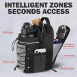Large Capacity Magnetic Gym Bag with Water Bottle Holder & Phone Pocket - Portable Fitness Bag for Men & Women - Image 4
