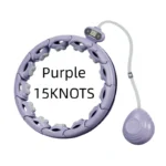 Smart Fitness Hoop with Digital Counter - Adjustable Size Honeycomb Massage Quiet Exercise Hoop for Weight Loss & Waist Slimming - Image 9
