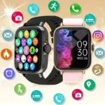Multifunctional Smart Watch Bluetooth Connected with Music, Fitness & Sleep Monitor - GPS Sports Bracelet for Men & Women