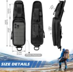 Molle Accessories Pouch Shoulder Strap - Tactical Backpack Attachment Storage for Phone, Flashlight & EDC - Image 4