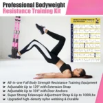 Home Resistance Training Kit - Exercise Straps with Handles, Door Anchor & Carrying Bag for Full Body Home Gym Workout - Image 6