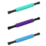 9-Wheel Full Body Muscle Massager Roller Stick - Acupressure Trigger Point Recovery Tool for Deep Muscle Relaxation - Image 5