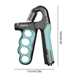 Hand Grip Strengthener 5-100kg Adjustable Resistance - Anti-Slip Ergonomic Wrist Expander with Counter for Forearm Training - Image 11