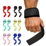 Weightlifting Wrist Straps - Adjustable Non-Slip Gym Fitness Lifting Straps with Wrist Support & Grip Band - Image 2