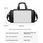 Sports Gym Duffel Bag Large Capacity - Multi-Compartment Travel Bag with Shoe Storage for Gym & Vacation - Image 2
