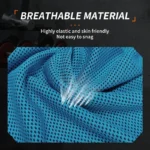 Cooling Hoodie Towel with UV Sun Protection - Absorbent Quick-Dry Neck & Face Wrap for Sport & Hot Weather - Image 2