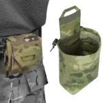 Molle Dump Pouch Mini Folding - Waist Tool Sundries Bag Magazine Utility Pouch for Belt, Vest & Backpack - Image 2