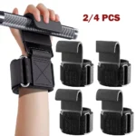 Weight Lifting Hooks with Wrist Support - Anti-Slip Deadlift Hooks for Pull-Ups & Heavy Lifting Assistance