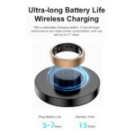 Smart Ring with Charging Dock - Health Sleep & Heart Rate Monitoring, IP68 5ATM Waterproof Multi-Sport Mode for Men & Women - Image 5