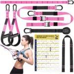Home Resistance Training Kit - Exercise Straps with Handles, Door Anchor & Carrying Bag for Full Body Home Gym Workout - Image 5