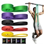 Resistance Loop Bands Set - Elastic Pull Up & Fitness Bands for Home Gym Workout, Strength Training & Expander