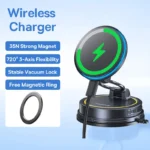 Magnetic Car Phone Holder Vacuum Suction Cup Stand - 360° Rotation Universal Mount for Gym & Driving - Image 8