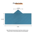 Cooling Hoodie Towel with UV Sun Protection - Absorbent Quick-Dry Neck & Face Wrap for Sport & Hot Weather - Image 4